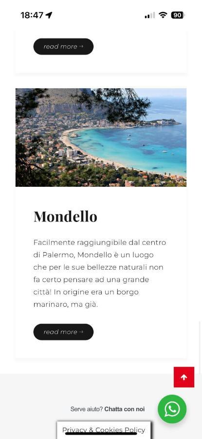Апартаменти Casa Vacanze La Rocca 2 Палермо Екстер'єр фото